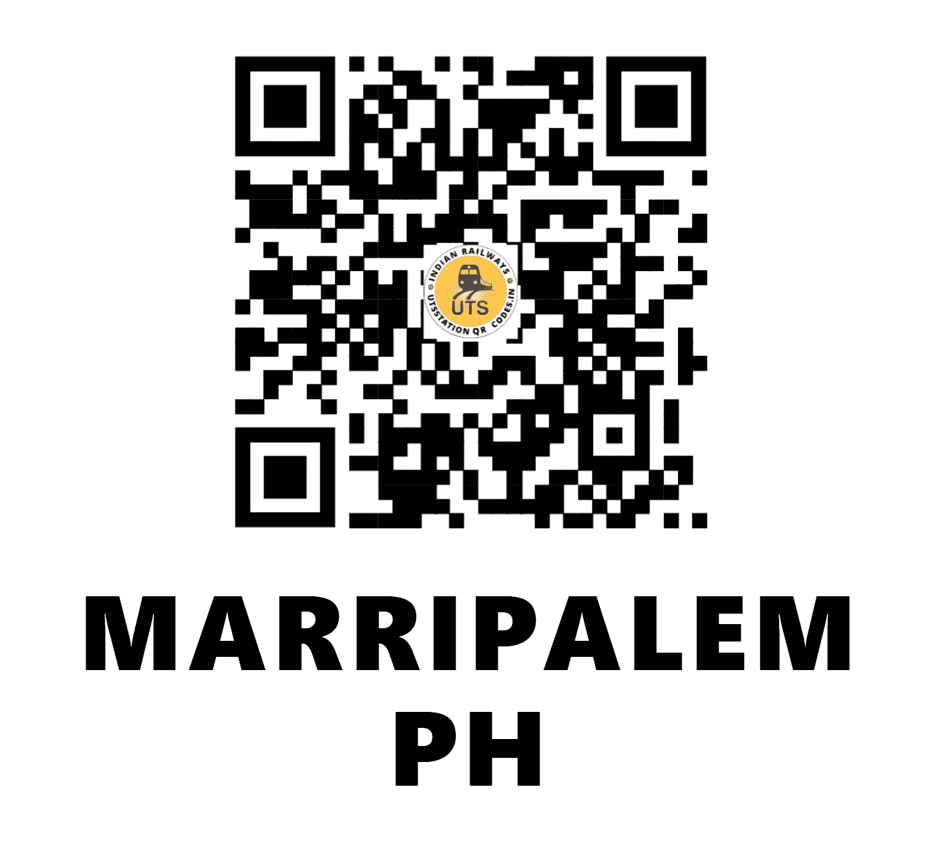 UTS QR Code for MARRIPALEM PH - MIPM - EO (ANDHRA PRADESH)